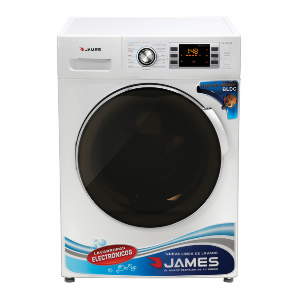 LAVARROPAS JAMES LR-1016 BL 10,5 KG BLANCO INVERTER