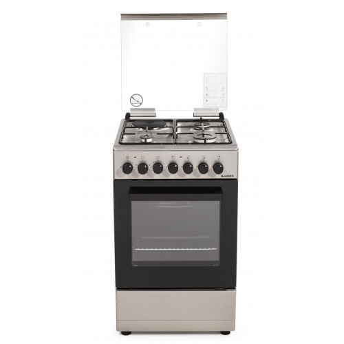 Cocina combinada 3+1 james c-211 a tks inox frente acero ● grill eléctrico ● 3 horn. gas ● 1 disco ● encendido