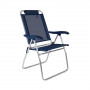 Silla mor recl. 4 pos. alum boreal 2165 azul marino