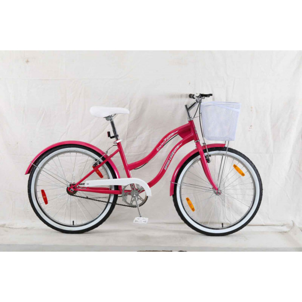 Bici dama r 24 nitro fucsia La Asturiana