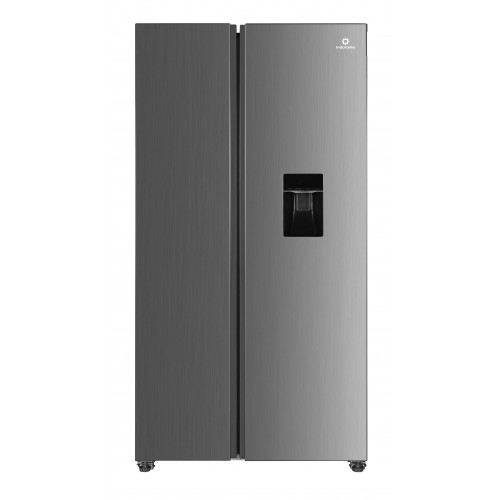 Heladera side by side 560lts indurama in-ri788d frio seco inverter inox