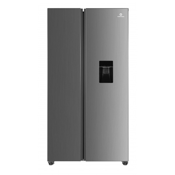 Heladera 446lts indurama in-ri479d inox con dispensador frio seco 2 puertas