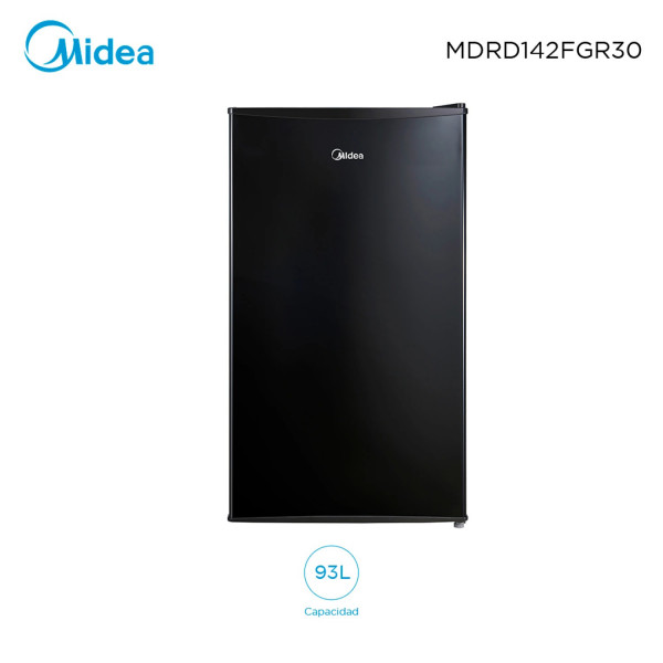 Frigobar Midea negro mdrd142fgr30