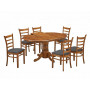 Comedor madera 4 sillas mesa venecia 1.04mts inovata 055-inv meneghetti